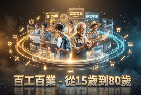 從百工到百業-從 15歲 到 80歲